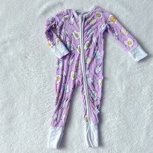 Little Sleepies 0-3 breakfast buddies bamboo zippy